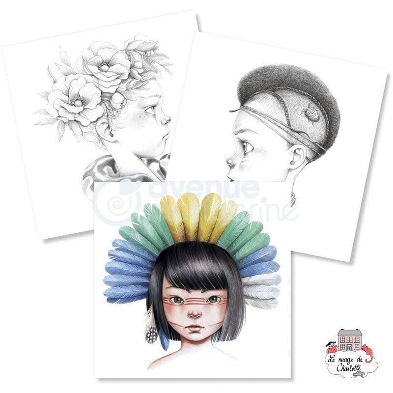 AVENUE MANDARINE Coloriage Wild 5 Default Title