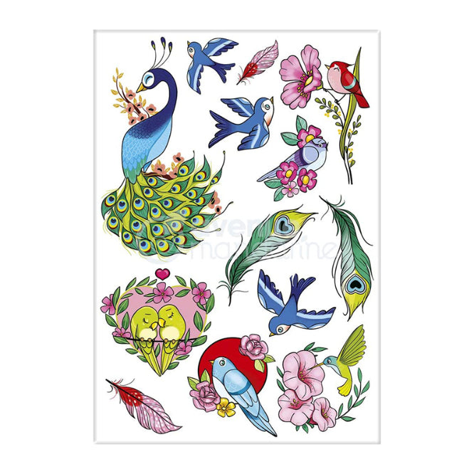 AVENUE MANDARINE Tattoo Mania Birds Default Title