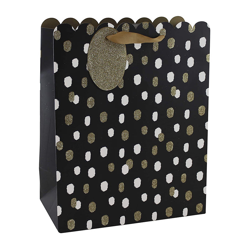 CLAIREFONTAINE Gift Bag L 26.5x14x33cm Gold+White Default Title