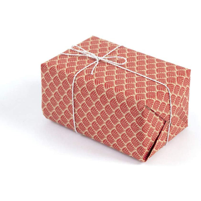 CLAIREFONTAINE Tiny Rolls Kraft 70g 0.35x5M Red Flower Default Title