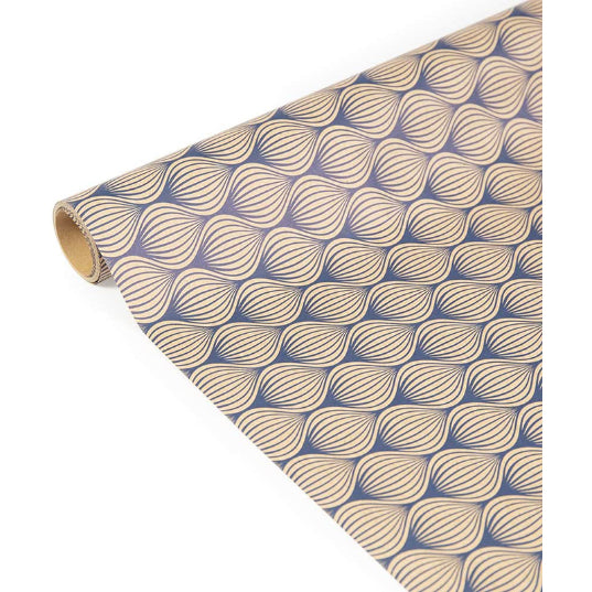 CLAIREFONTAINE Tiny Rolls Kraft 70g 0.35x5M Blue Leaf Default Title