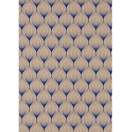 CLAIREFONTAINE Tiny Rolls Kraft 70g 0.35x5M Blue Leaf Default Title