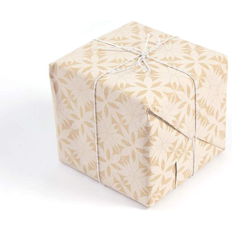 CLAIREFONTAINE Tiny Rolls Kraft 70g 0.35x5M White Flower Default Title