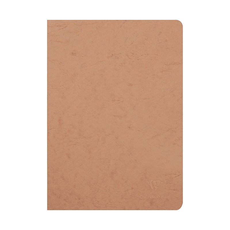 CLAIREFONTAINE Age Bag Stapled Notebook A4 48s Plain Tobacco Default Title