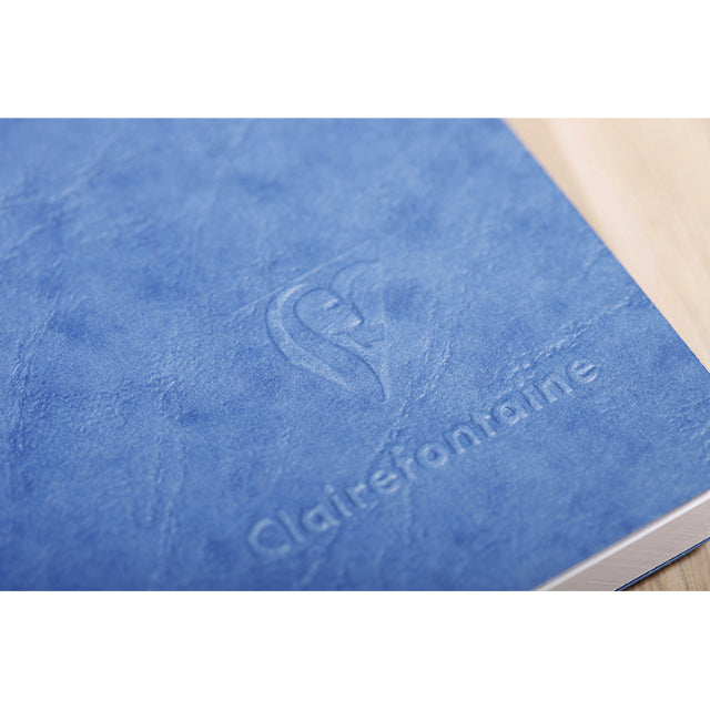 CLAIREFONTAINE Age Bag Stapled Notebook A4 48s Plain Black Default Title