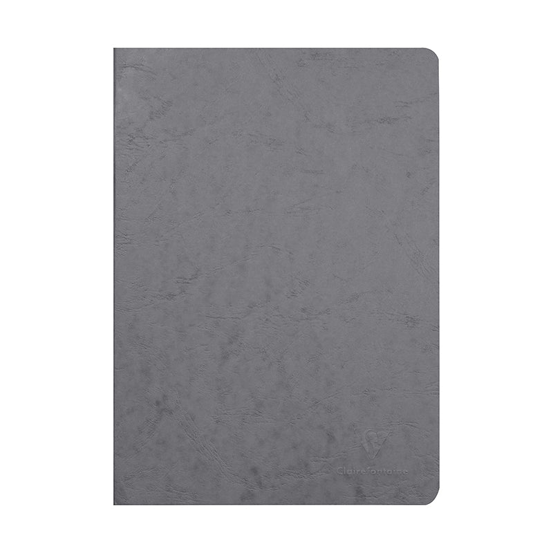 CLAIREFONTAINE Age Bag Stapled Notebook A4 48s Plain Gray Default Title