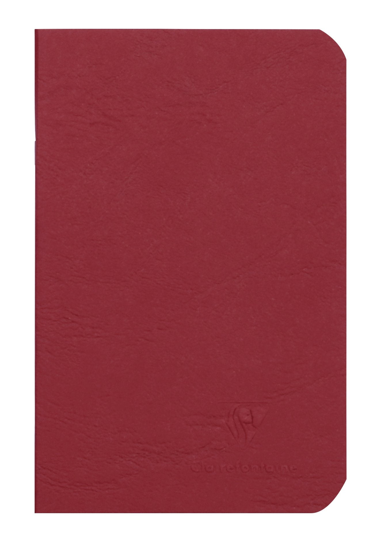 CLAIREFONTAINE Age Bag Stapled Notebook A6 48s Plain Red