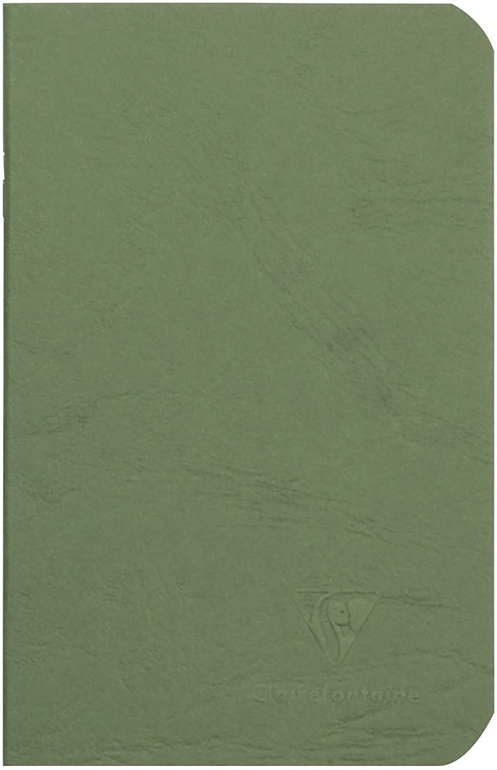 CLAIREFONTAINE Age Bag Stapled Notebook A6 48s Plain Green