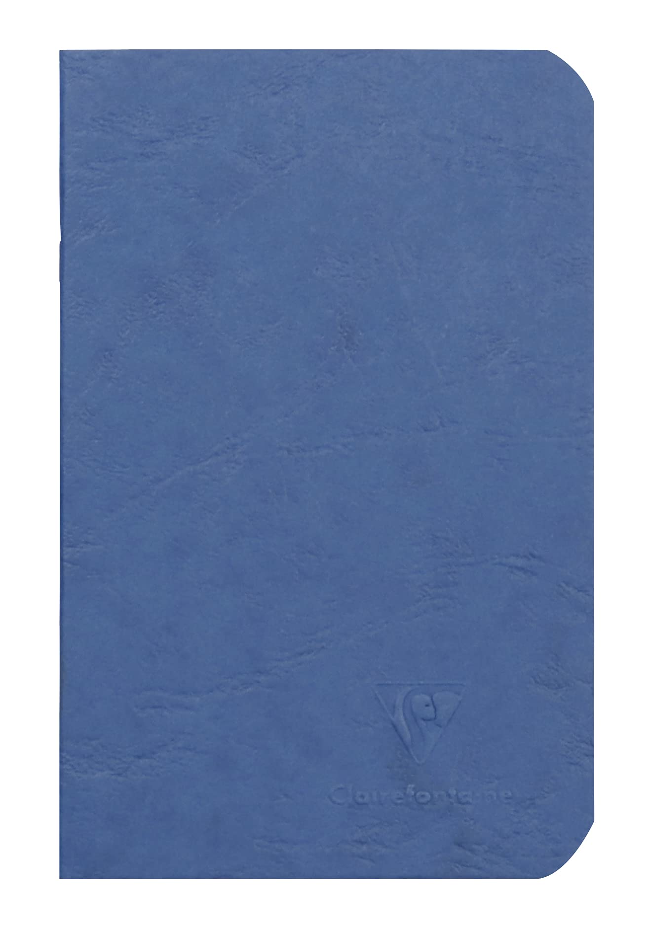 CLAIREFONTAINE Age Bag Stapled Notebook A6 48s Plain Blue