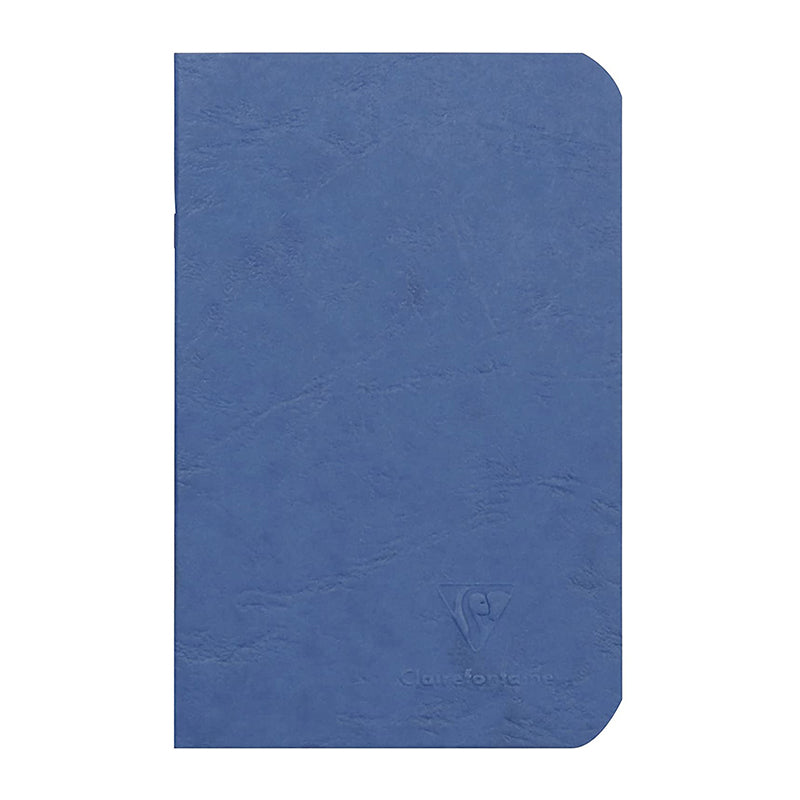 CLAIREFONTAINE Age Bag Stapled Notebook 9x14cm 48s Lined+Margin Blue Default Title