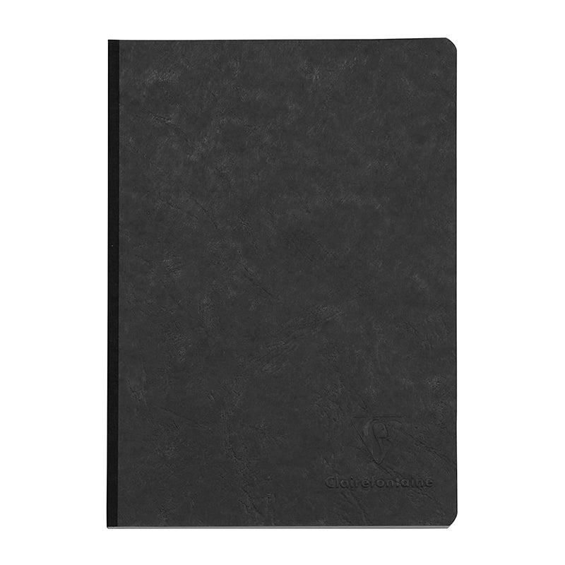 CLAIREFONTAINE Age Bag Clothbound Notebook A5 96s Plain Black Default Title