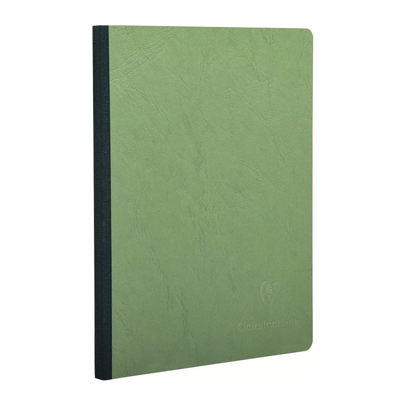 CLAIREFONTAINE Age Bag Clothbound Notebook A5 96s Plain Green Default Title