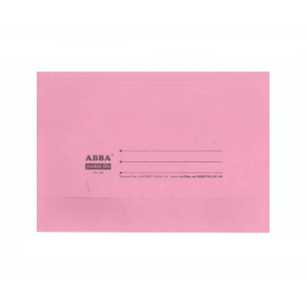 ABBA Pocket File 222 Pink