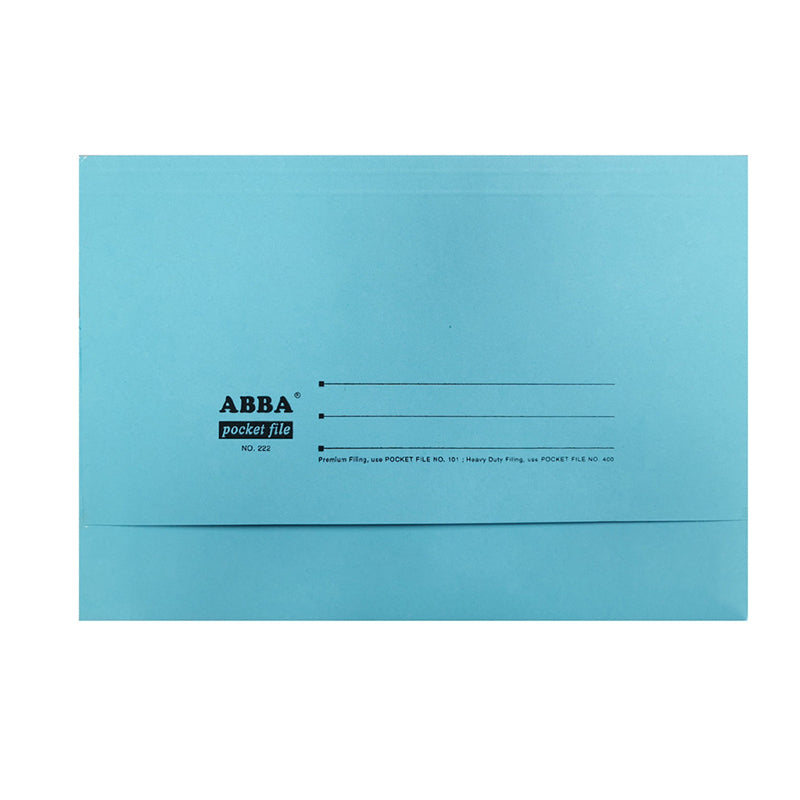 ABBA Pocket File 222 Blue