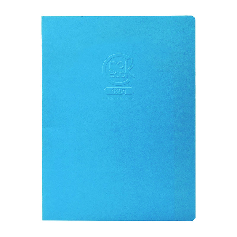 CLAIREFONTAINE Crok'Book Stapled A3 160gsm-Turquoise Default Title