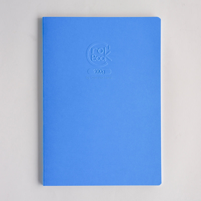 CLAIREFONTAINE Crok'Book Stapled A4 160gsm-Turquoise Default Title