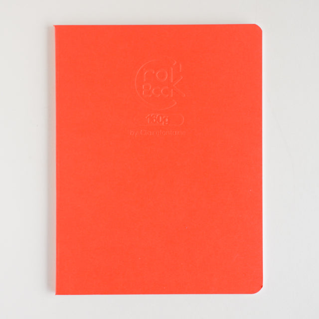 CLAIREFONTAINE Crok'Book Stapled 17x22cm 160gsm-Orange