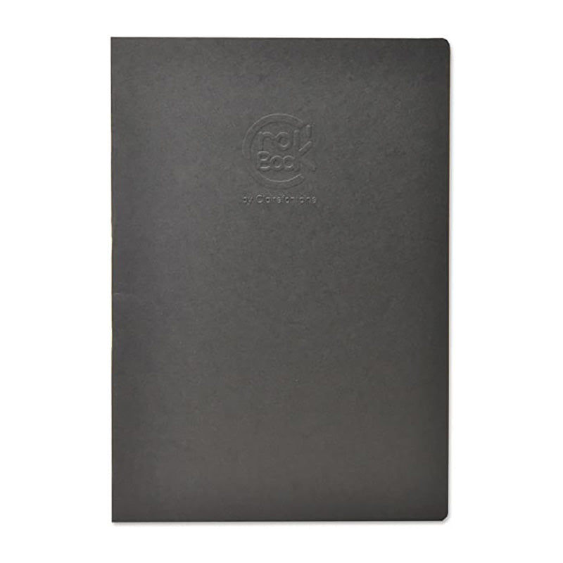 CLAIREFONTAINE Crok'Book Stapled 17x22cm 160gsm-Black Default Title