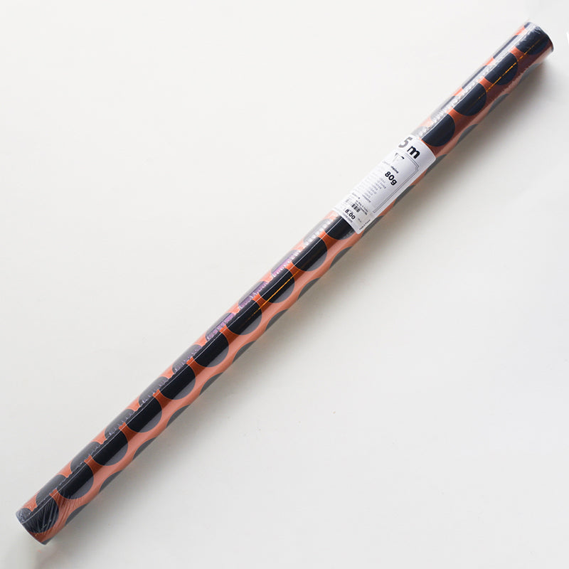 CLAIREFONTAINE Gift Wrap 80g 0.7x5m Copper XL Dots-Copper/Bk Default Title