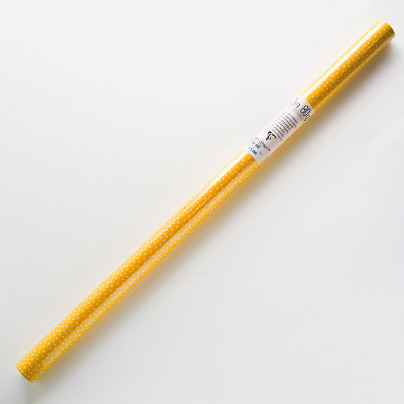 CLAIREFONTAINE Gift Wrap 80g 0.7x2M Rainbow-Yellow Stars Default Title