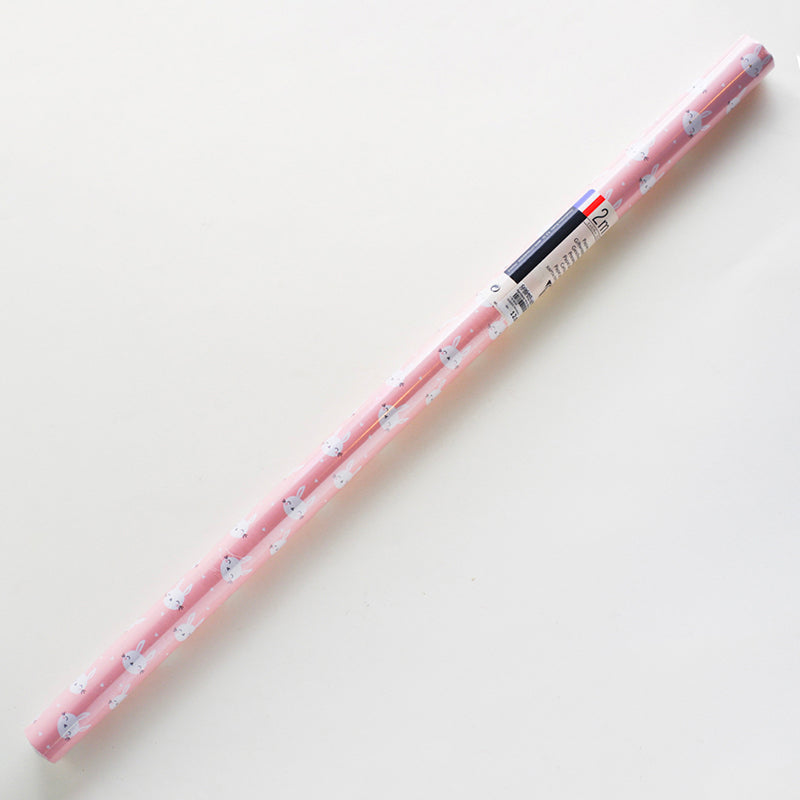 CLAIREFONTAINE Gift Wrap 80g 0.7x2M Rainbow-Pink Bunny Default Title