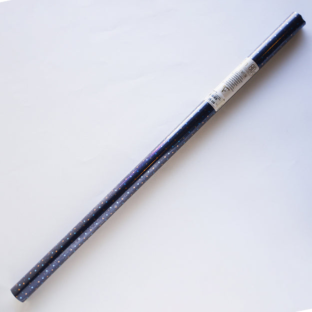 CLAIREFONTAINE Prem Gift Wrap 80g 0.7x2M Blue Night-Stars Default Title