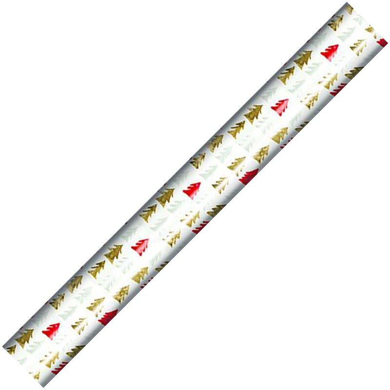 CLAIREFONTAINE Prem Gift Wrap 80g 0.7x2M Santa-Trees Default Title