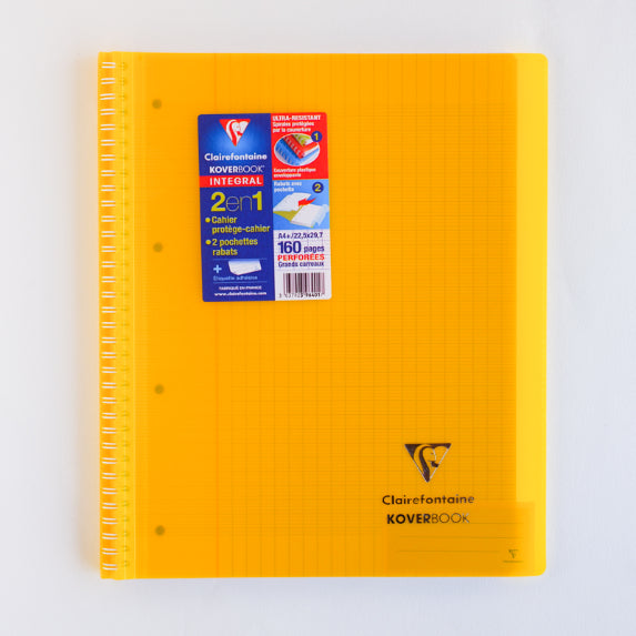 CLAIREFONTAINE Koverbook PP WB Notebook A4+ 225x297mm Seyes Yellow Default Title