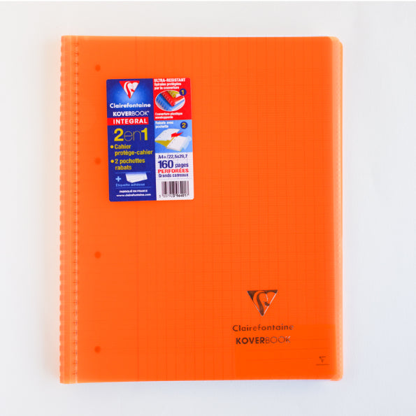 CLAIREFONTAINE Koverbook PP WB Notebook A4+ 225x297mm Seyes Orange Default Title
