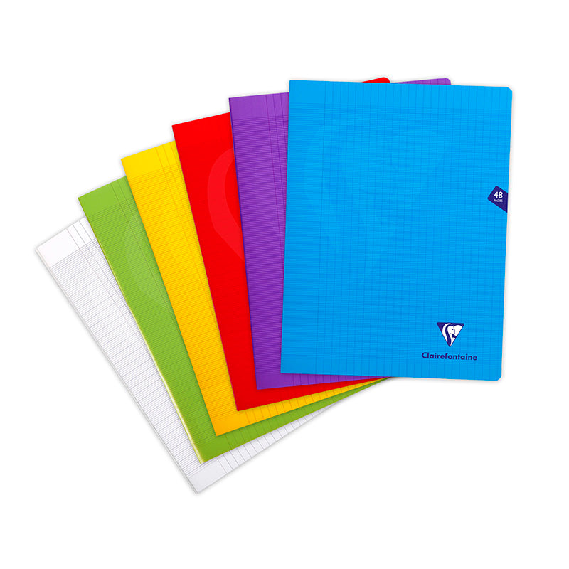 CLAIREFONTAINE Mimeys PP Notebook 24x32cm 48p Seyes Yellow Default Title