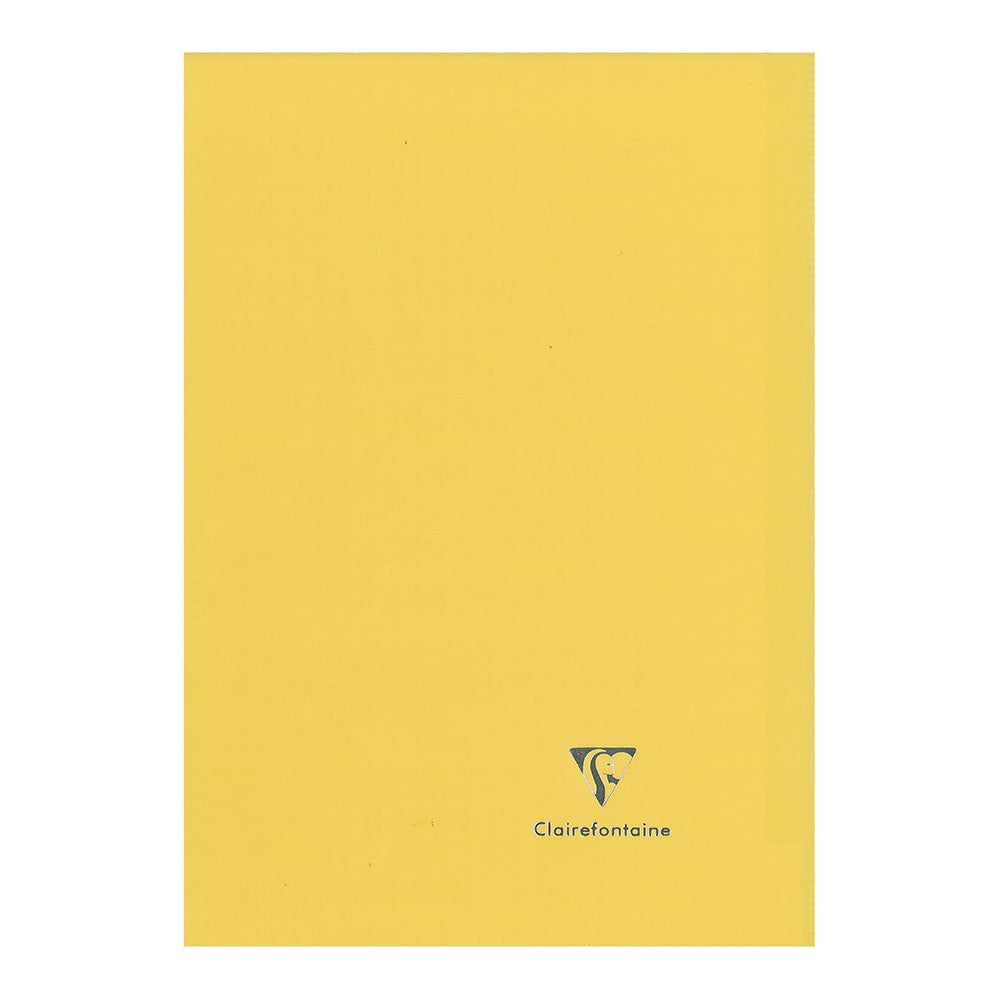 CLAIREFONTAINE Koverbook Opaque PP 24x32cm 96p 5x5 Sq Yellow