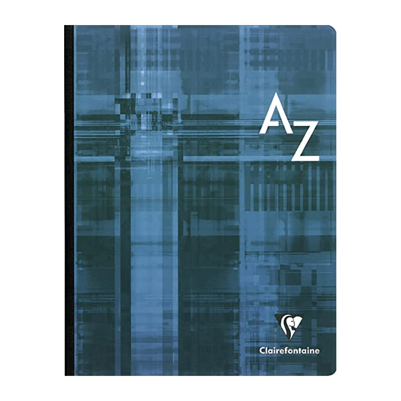 CLAIREFONTAINE Cbound Indexed Book 14.8x21cm 96s 5x5 Sq Blue Default Title