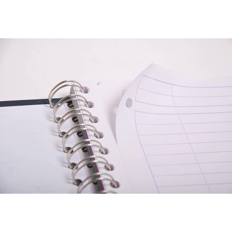 CLAIREFONTAINE Bind'o Block Wbound 22.5x29.7cm 80s Lined Red Default Title