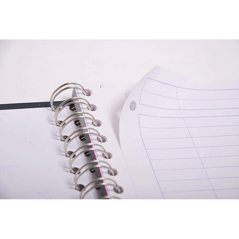 CLAIREFONTAINE Bind'o Block Wbound 16x21cm 90s Lined Lilac Default Title