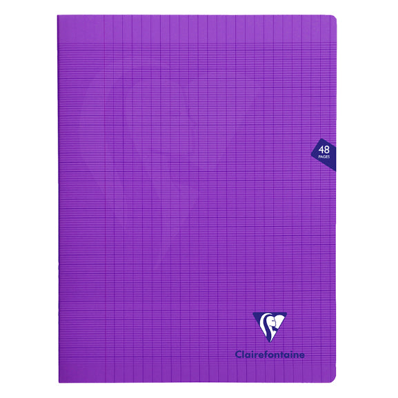 CLAIREFONTAINE Mimeys PP Notebook 24x32cm 48p Seyes Lilac Default Title