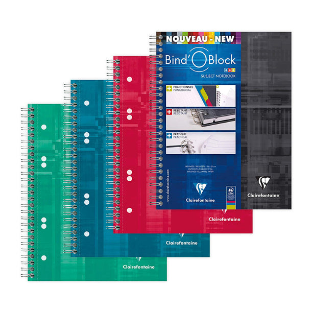 CLAIREFONTAINE Bind'o Block Wbound 16x21cm 90s 5x5 Sq Lilac Default Title