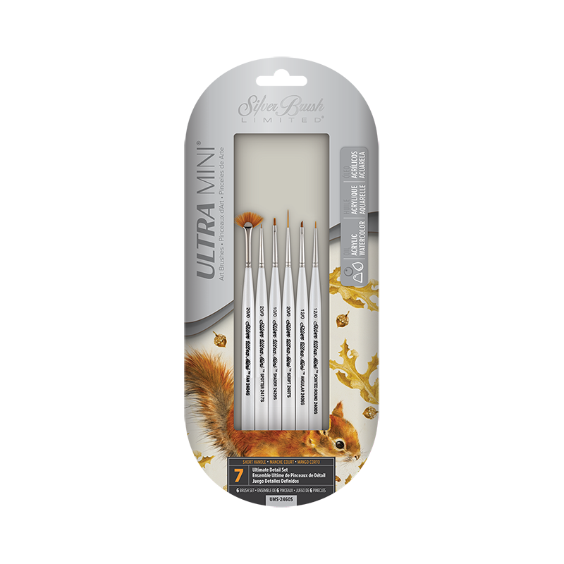 SILVER BRUSH Ultra Mini Ultimate Detail Set