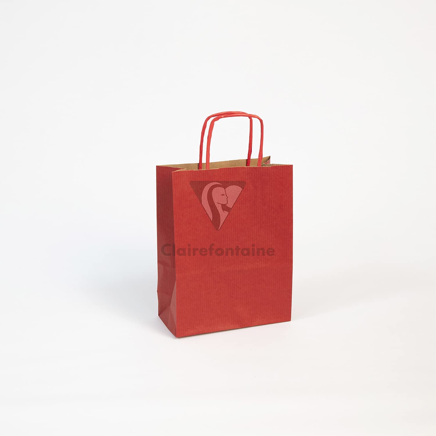 CLAIREFONTAINE Kraft Bags White 18x7x24cm 1s Red Default Title