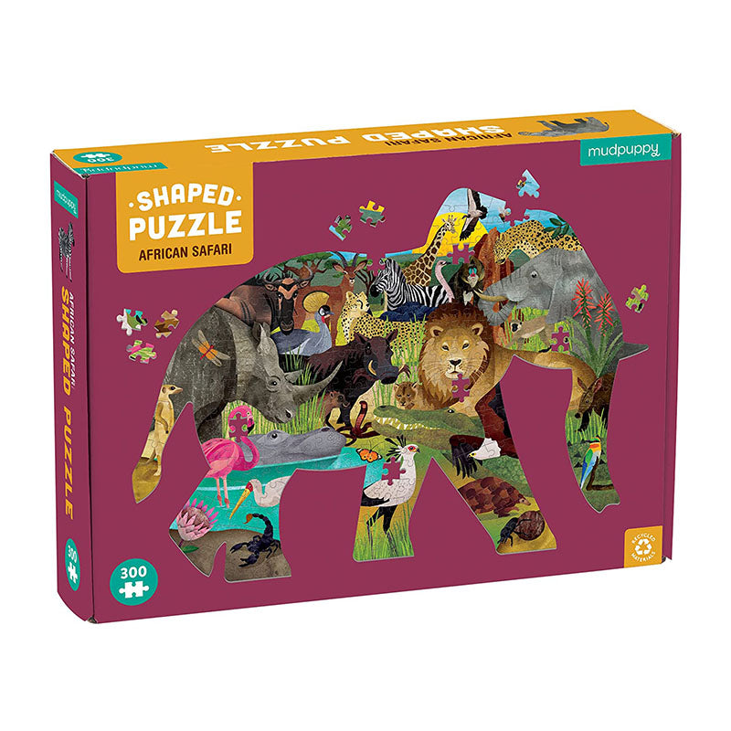 Shaped Jigsaw Puzzle 300pc African Safari 1216794