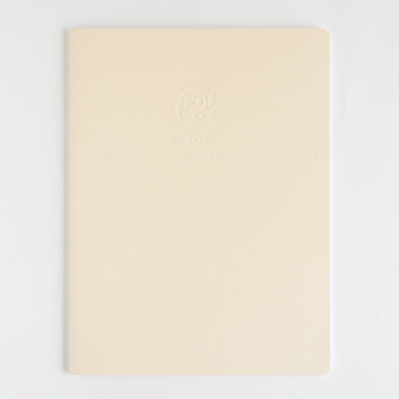 CLAIREFONTAINE CroK'Book Stapled 24x32cm 160gsm-Sun Yellow