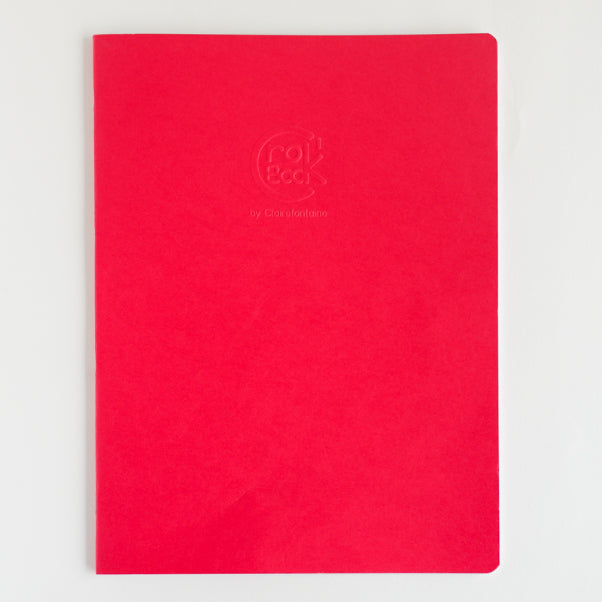 CLAIREFONTAINE CroKkBook Stapled 24x32cm 90gsm-Red