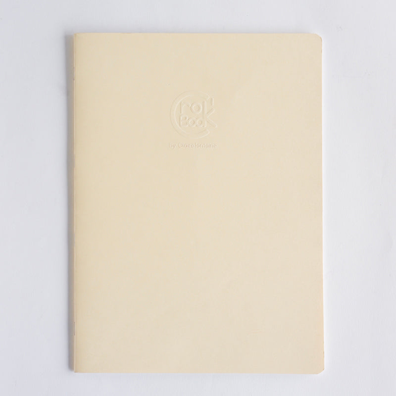 CLAIREFONTAINE Crok'Book Stapled 24x32cm 90gsm-Sun Yellow Default Title
