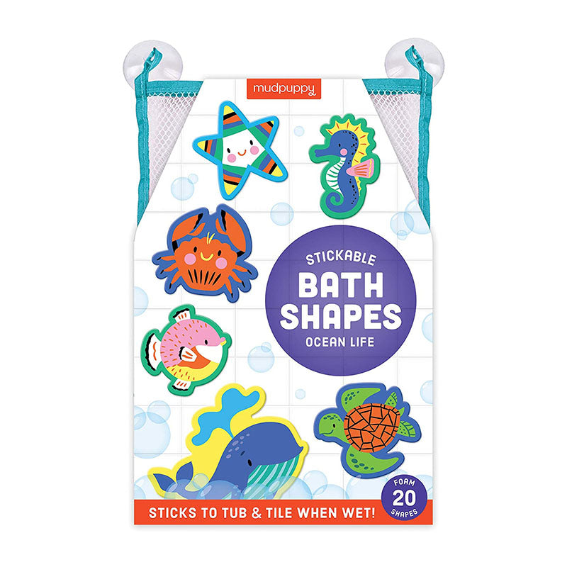 Bath Shapes Stickable Foam:Ocean Life 1216760