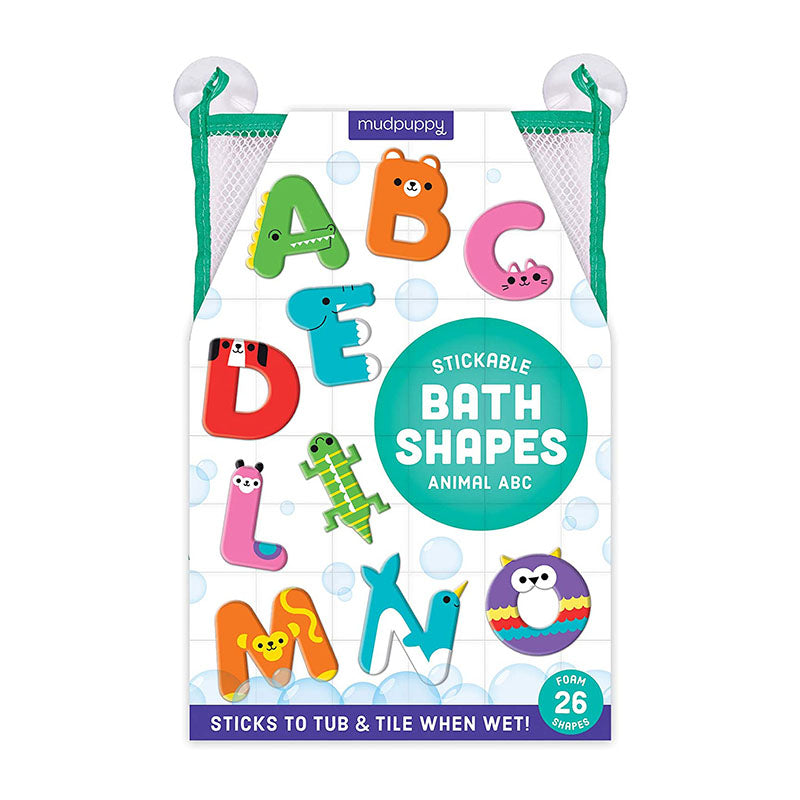 Bath Shapes Stickable Foam:Animal ABC 1216759
