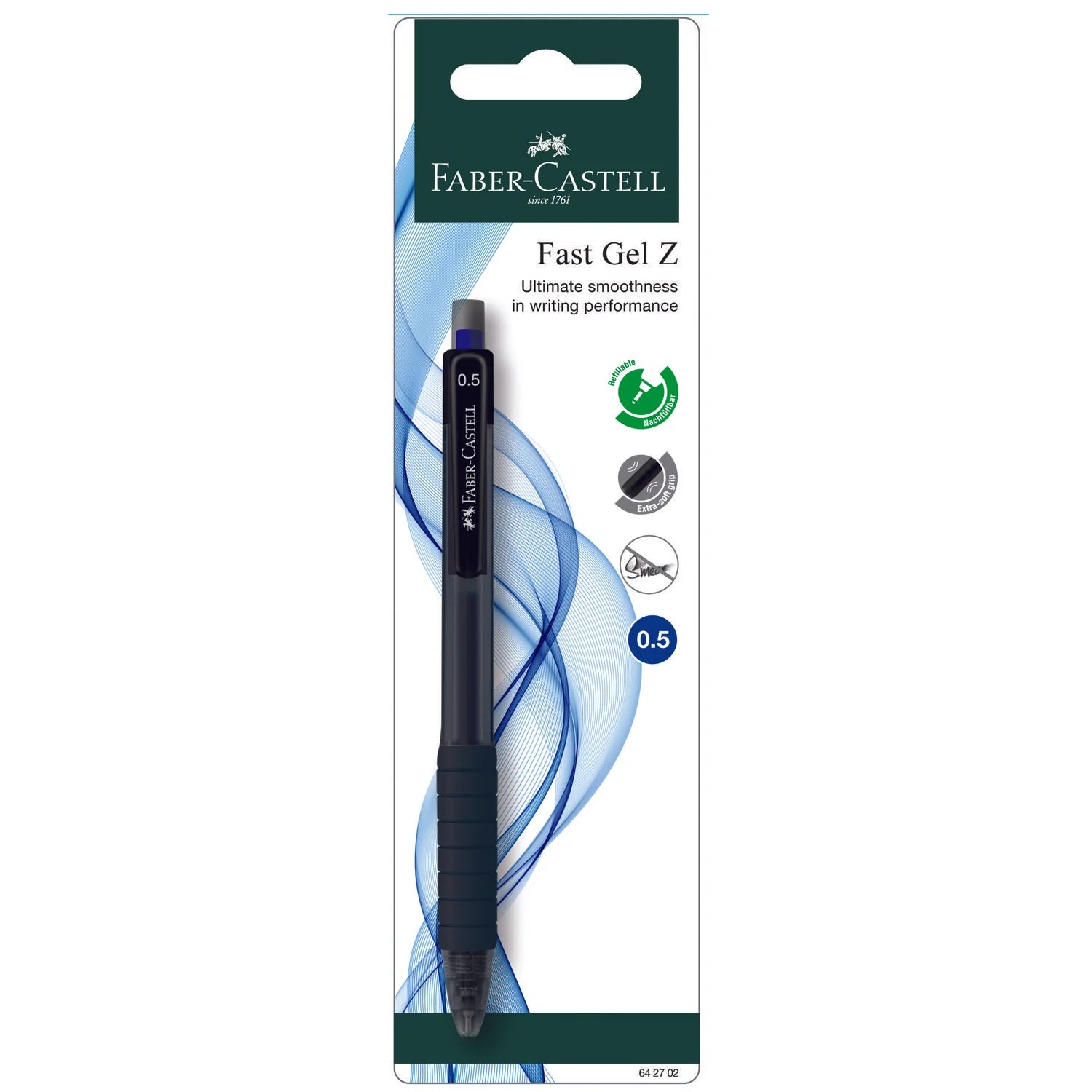 FABER-CASTELL Fast Gel Z 0.5mm Blue 1BC