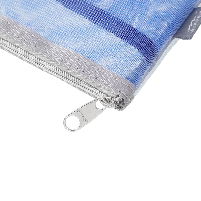 MIDORI Pen & Tool Pouch Mesh Light Blue