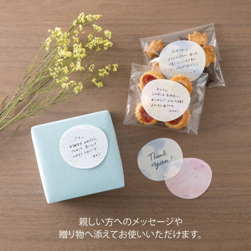 MIDORI Sticky Notes Trans. Petals Pink