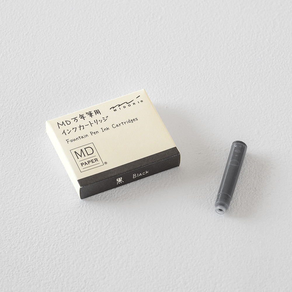 MIDORI Cartridge for MD Fountain Pen Black