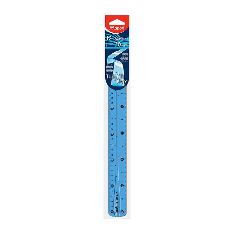 MAPED Twist N Flex Ruler Original 30cm 279010 Blue
