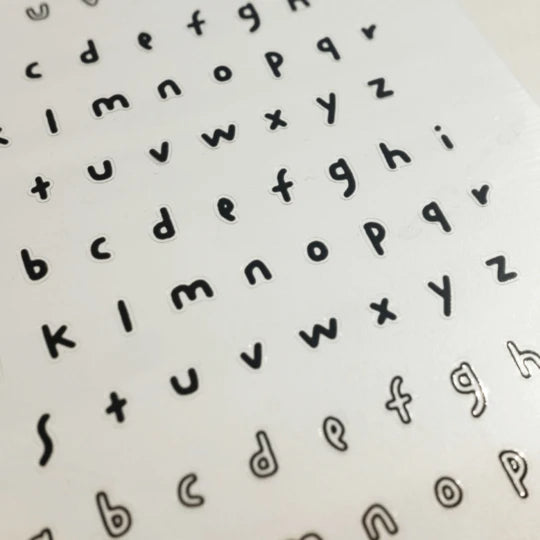 SUATELIER Stickers No. 1119: Handwriting#1